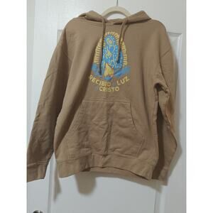 Independent Recibid de Luz de Cristo Tan Sweatshirt Sz M Streetwear Athlesiure